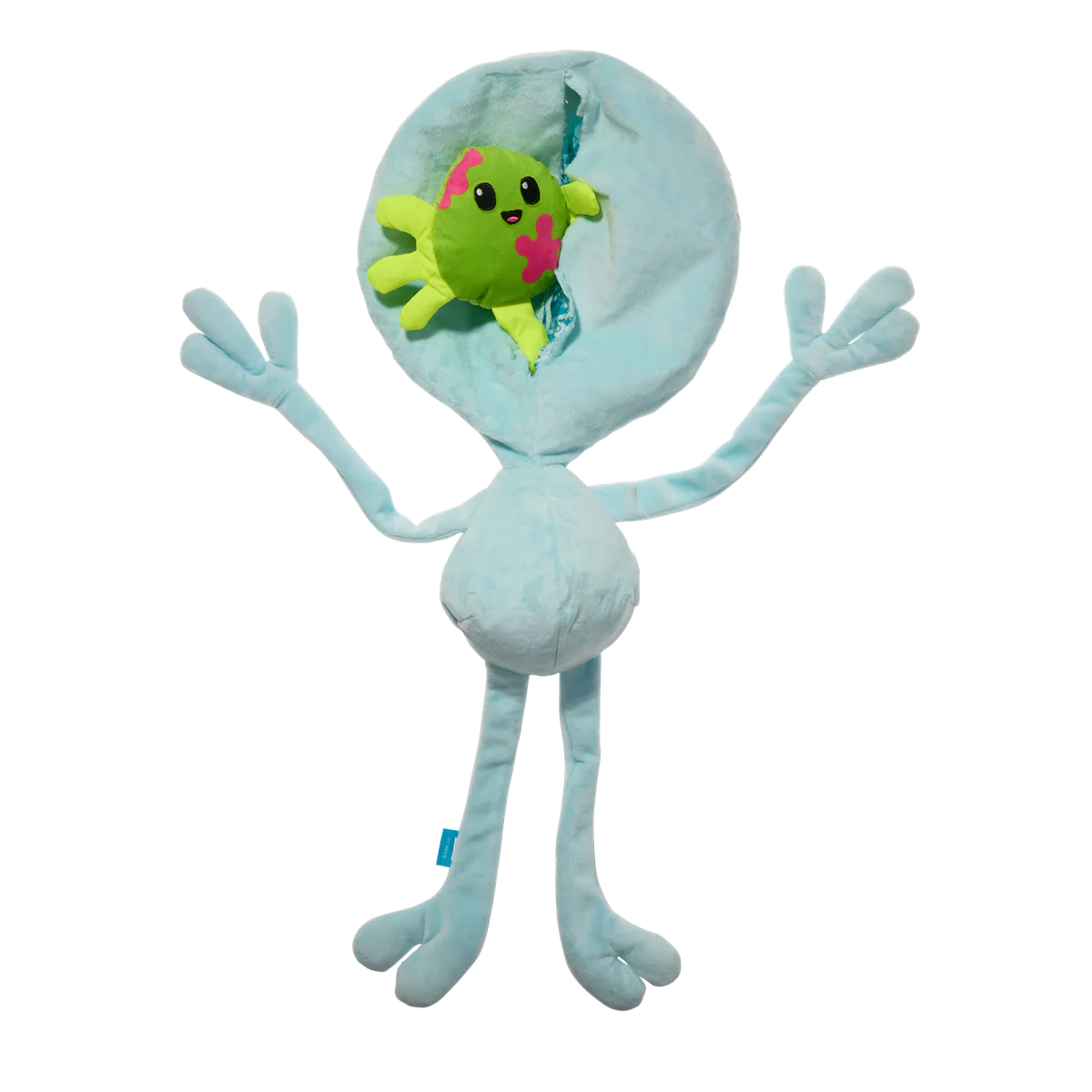 Alien Gnawtopsy Plush 2-in-1 + Tug + Enrichment + Multi-Part + XXL Dog Toy - Image 7