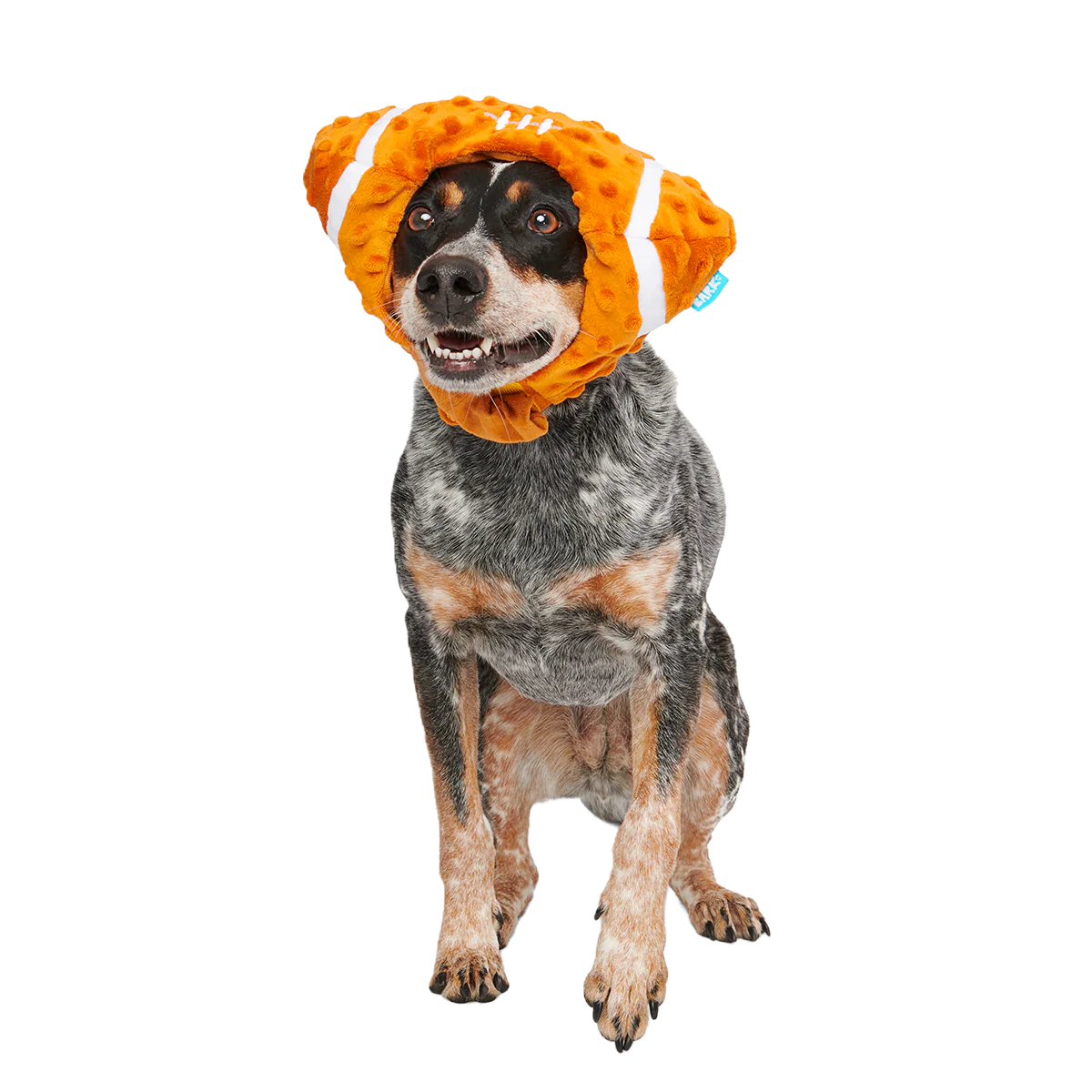 Football Head Plush Wearable Dog Toy - Image 4