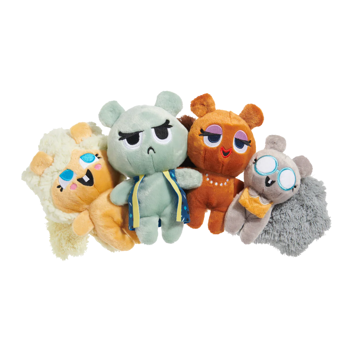 Golden Squirrels Plush Multi-Part Dog Toy - Image 6