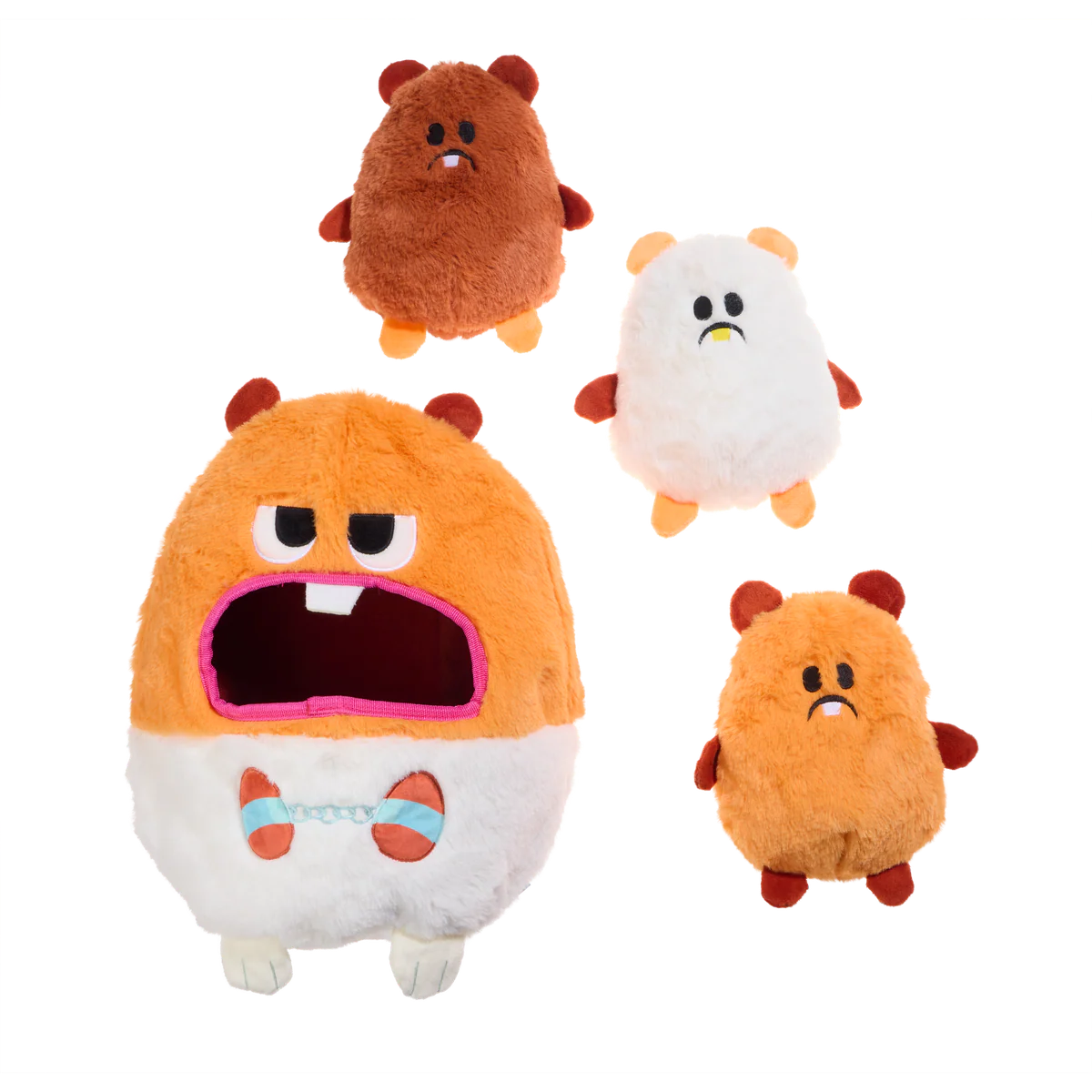 Hannibal Hamster Plush Extra-Large Multi-Part Dog Toy - Image 4