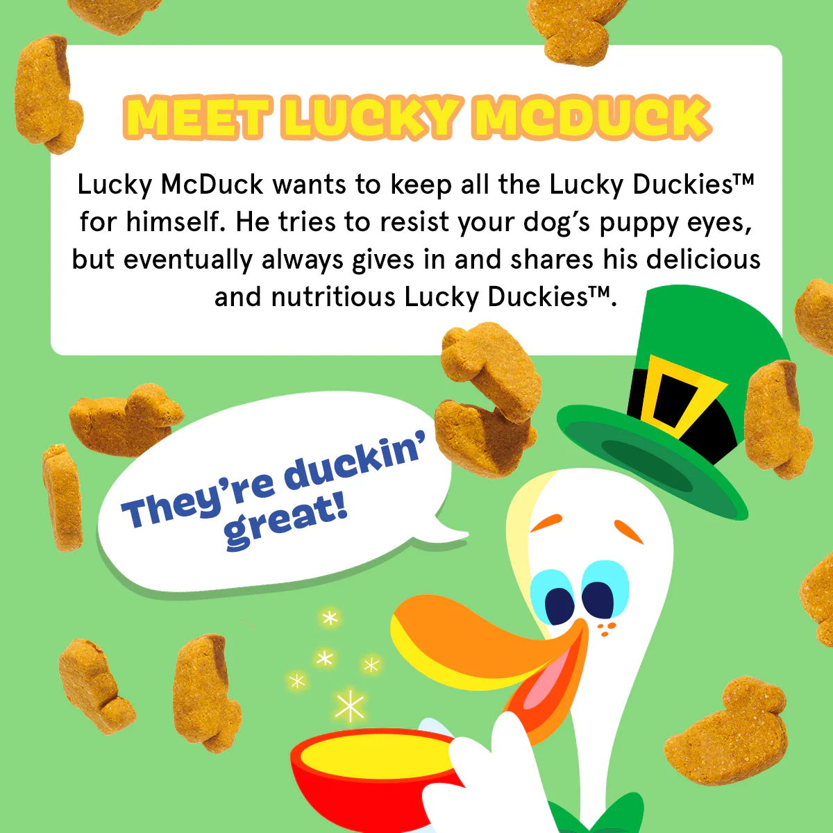 Lucky Duckies™ Turduken Recipe Chicken Duck Turkey Soft & Chewy Dog Treats, 10 oz - Image 3
