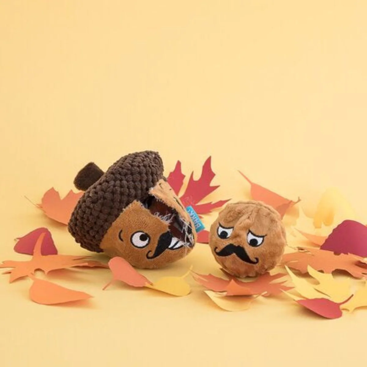 Monsieur Acorn Plush 2-in-1 Rip and Reveal Dog Toy - Image 3