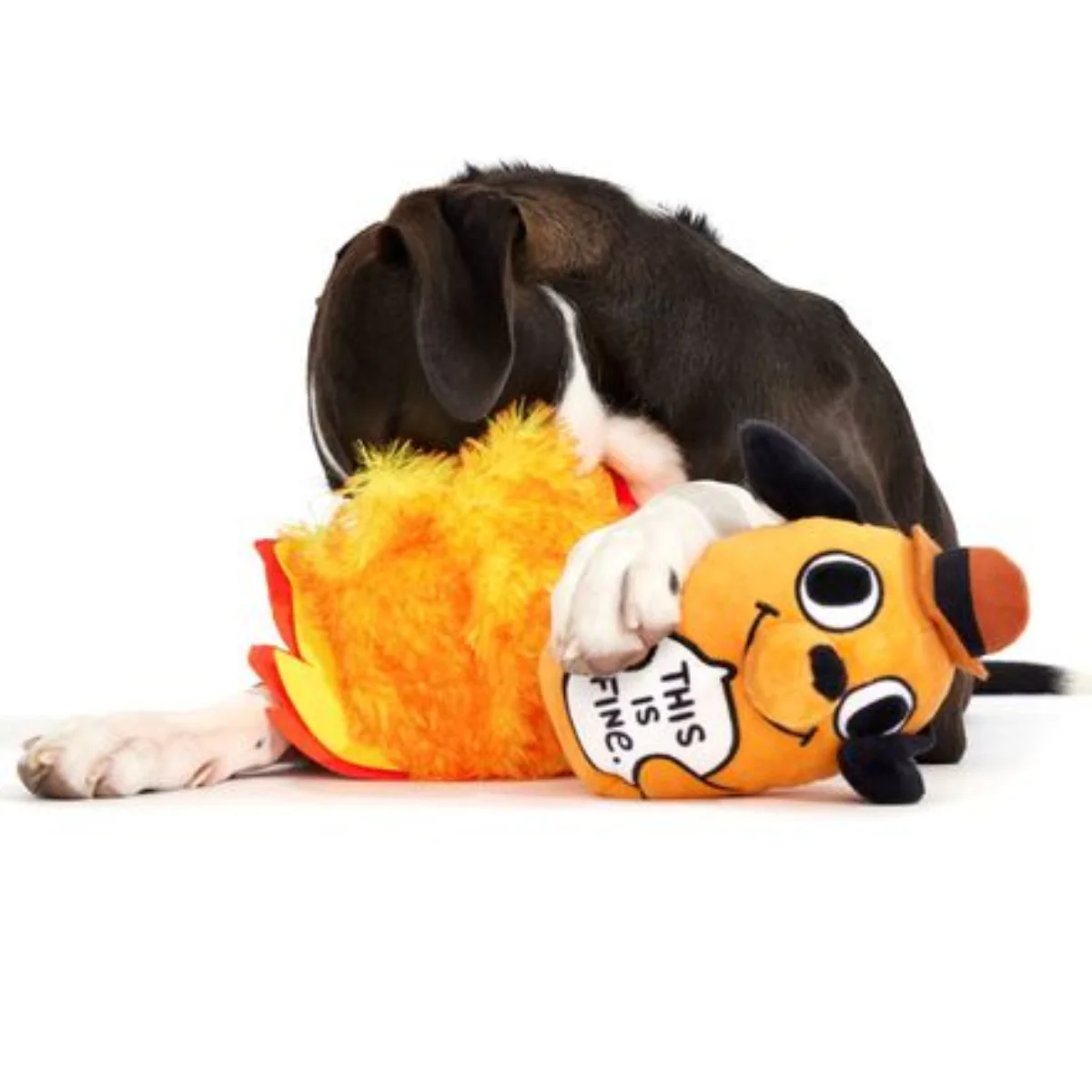This is Fine Plush Multi-Part + Enrichment Dog Toy - Image 5