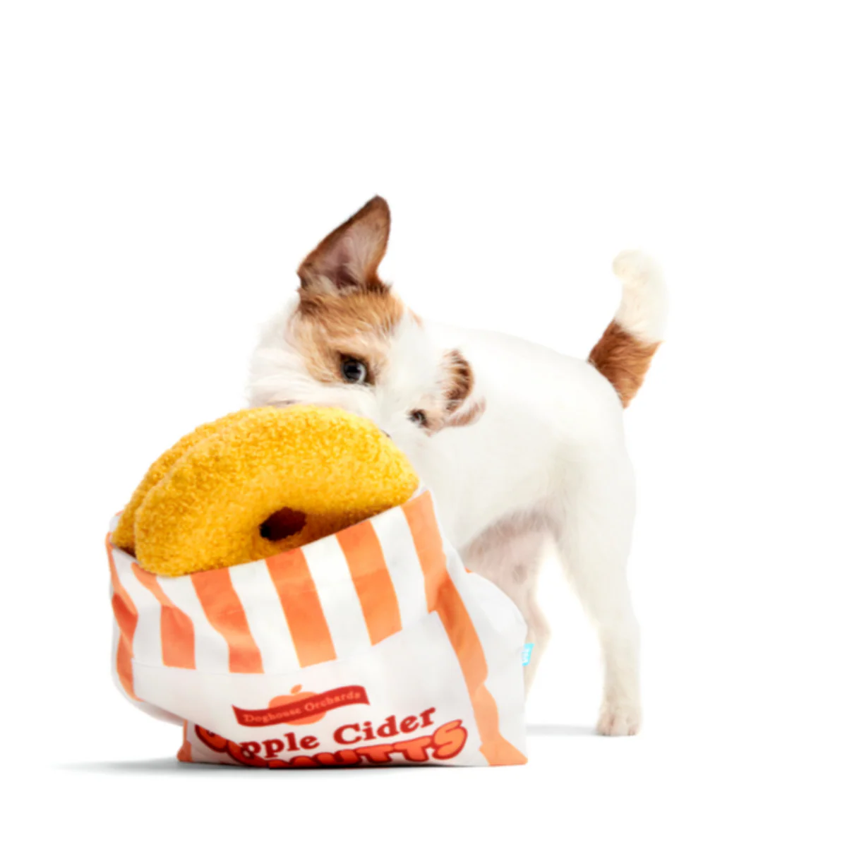 Yapple Cider Domutts Plush Extra-Large + Enrichment + Multi-Part Dog Toy - Image 4
