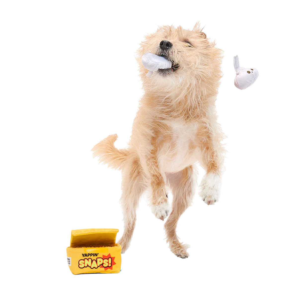 Yappy Snaps Plush Multi-Part Tug Dog Toy - Image 2